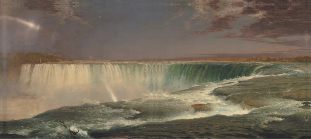 “Niagara” by Frederic Edwin Church, 1857. Oil on canvas. National Gallery of Art, Washington, D.C. (Public domain)