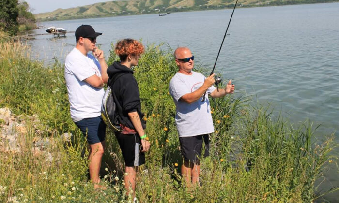 The third annual Wishin' I Was Fishin' event at Echo Lake, Saskatchewan, on July 30, 2022. (Trevor Macdonald)