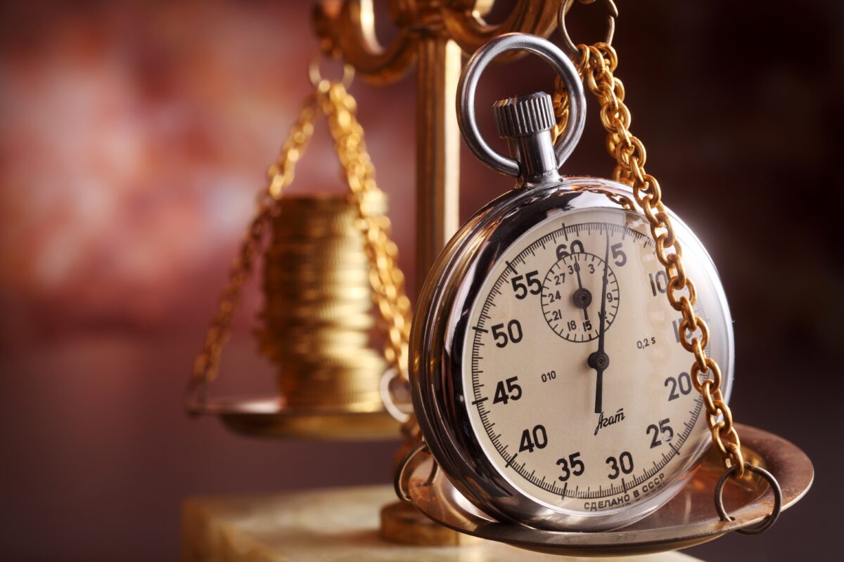 Time is money. (focal point/Shutterstock)