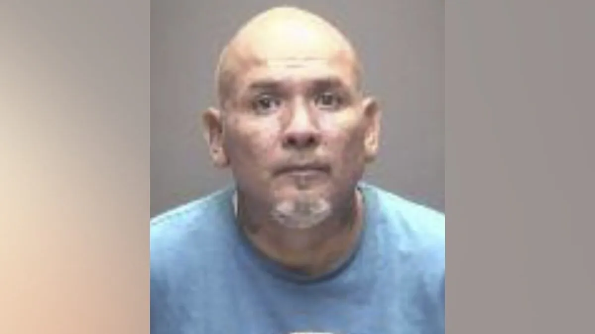 Miguel Espinoza in a booking photo on Aug. 7, 2022. (Galveston Police Department via AP)
