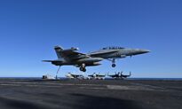 US Navy Recovers Jet Blown Off the Deck of Aircraft Carrier Into Mediterranean Sea