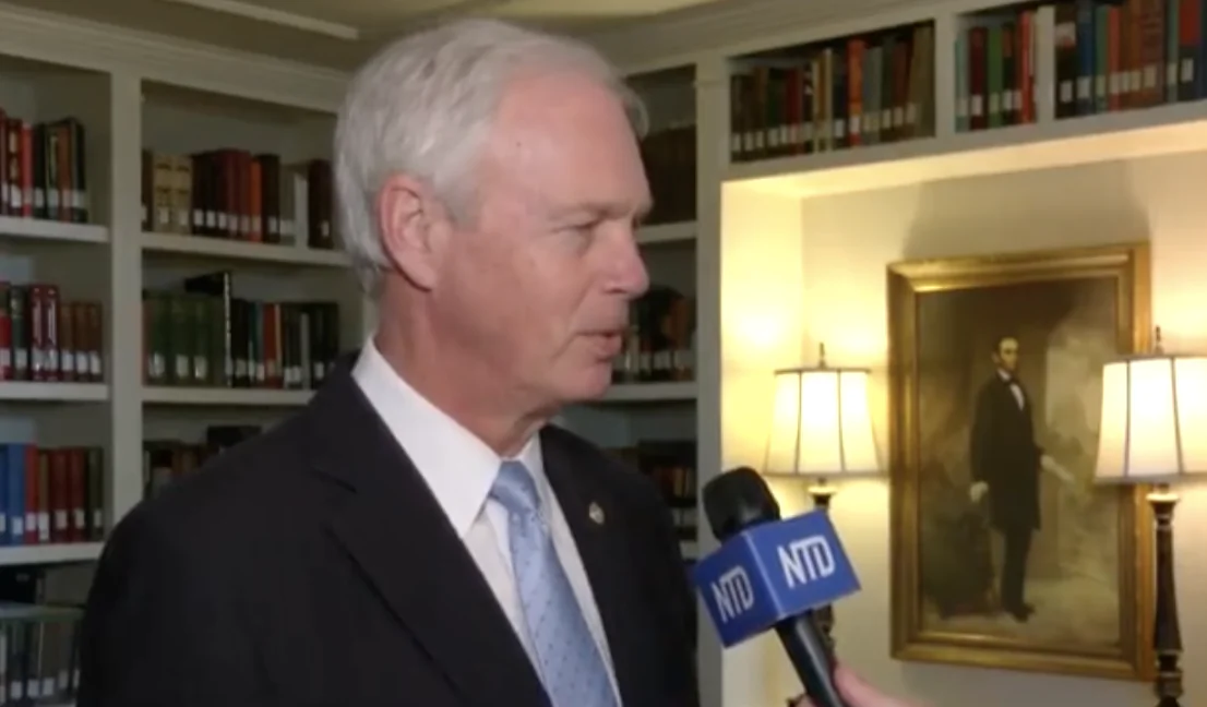 Sen. Ron Johnson (R-Wis.) interview with NTD's "Capitol Report" program on Aug. 3, 2022. (NTD)