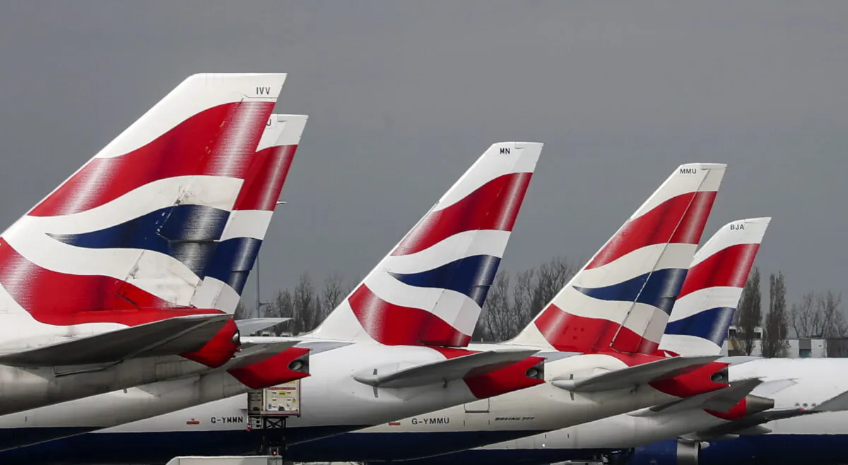 British Airways planes. (Steve Parsons/PA)