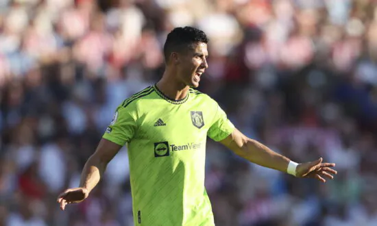 Ronaldo Gets Police Caution for Incident at Everton Match