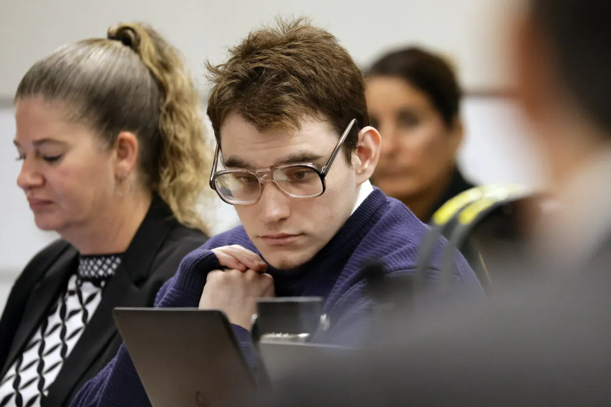 Marjory Stoneman Douglas High School shooter Nikolas Cruz at the defense table during the penalty phase of Cruz's trial at the Broward County Courthouse in Fort Lauderdale, Fla., on Aug. 24, 2022. (Amy Beth Bennett/South Florida Sun Sentinel via AP, Pool)