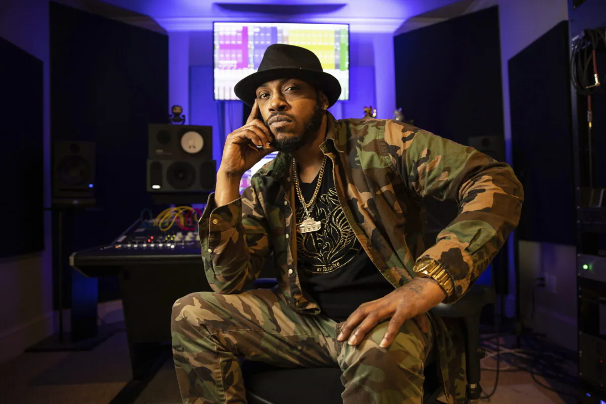 Rapper Mystikal poses for a portrait in Baton Rouge, La., on Jan. 22, 2021. (Rusty Costanza/AP Photo)