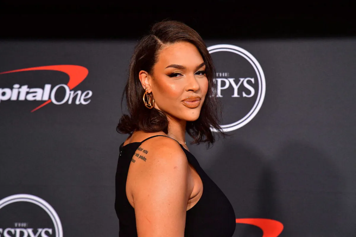 Los Angeles Sparks player Liz Cambage arrives at the Red Carpet for the 2022 ESPY at Dolby Theater in Los Angeles on July 20, 2022. (Gary A. Vasquez/USA TODAY Sports via Reuters)