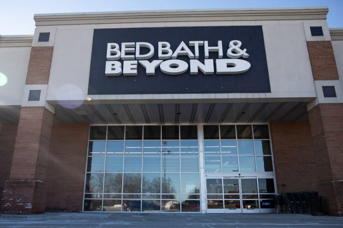 A Bed Bath & Beyond store in Novi, Mich., on Jan. 29, 2021. (Emily Elconin/Reuters)