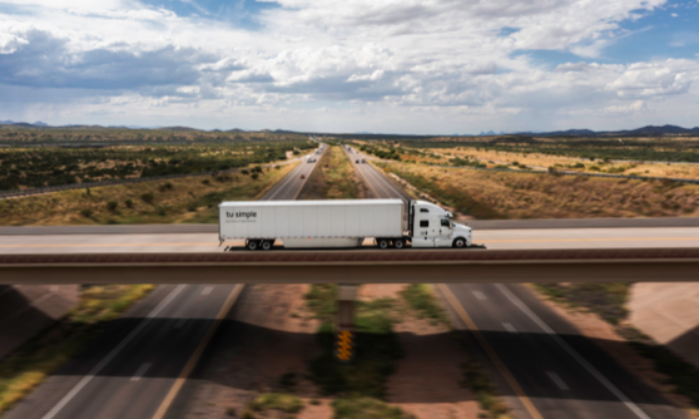 TuSimple autonomous long-haul Truck. (Press Kit/TuSimple)