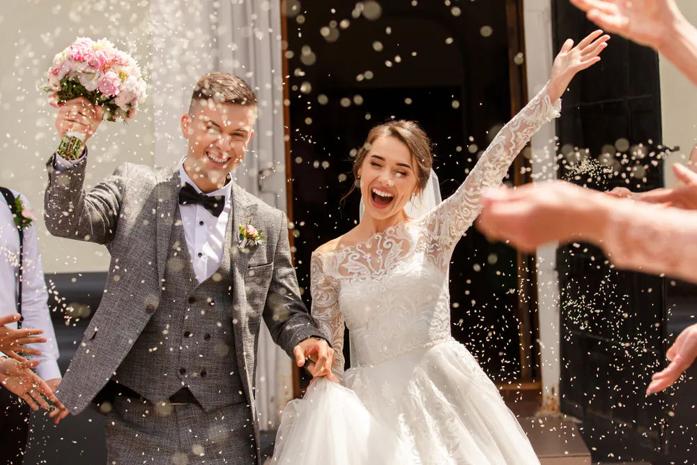 Plan thoughtfully—and stay calm—leading up to your special day. (Wedding and lifestyle/Shutterstock)