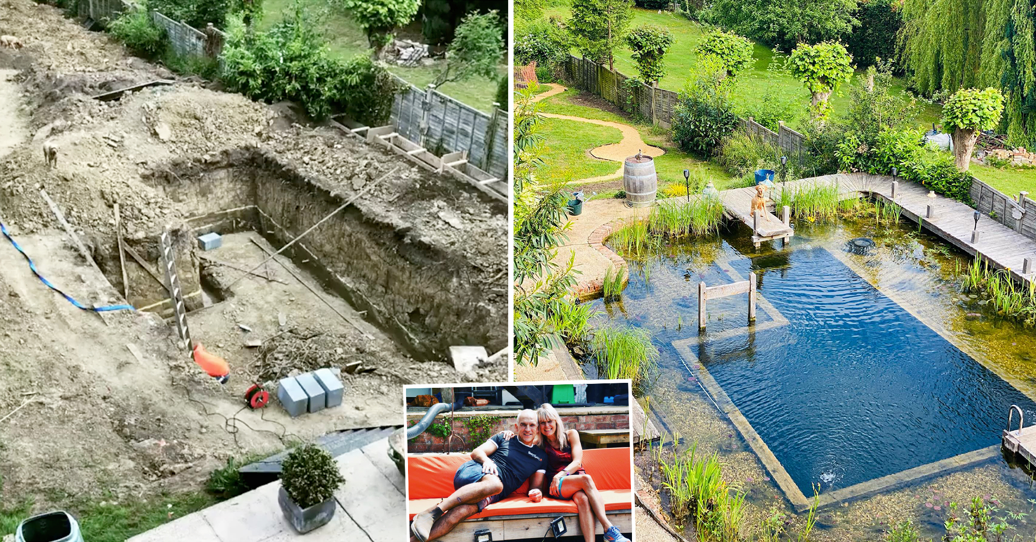 Couple Transform Their Garden Into Plant-Filled Swimming Pool That is Chlorine and Chemical Free - Vimarsana News