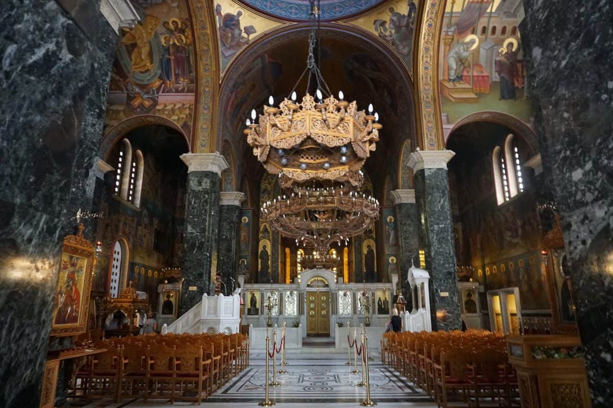 Thessaloniki has many beautiful and historic churches that are free to visit. (Courtesy of Meagan Wristen)