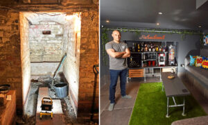 Man Discovers Hidden, Rotting Cellar in His Home and Turns It Into an Incredible Home Cinema