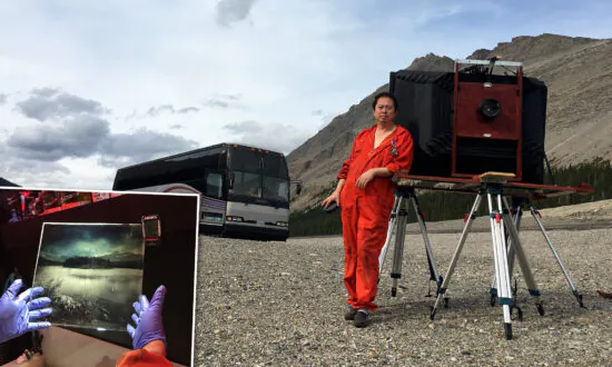 Man Builds Giant Wet Plate Camera and Darkroom on a Bus to Take His Hobby on the Road