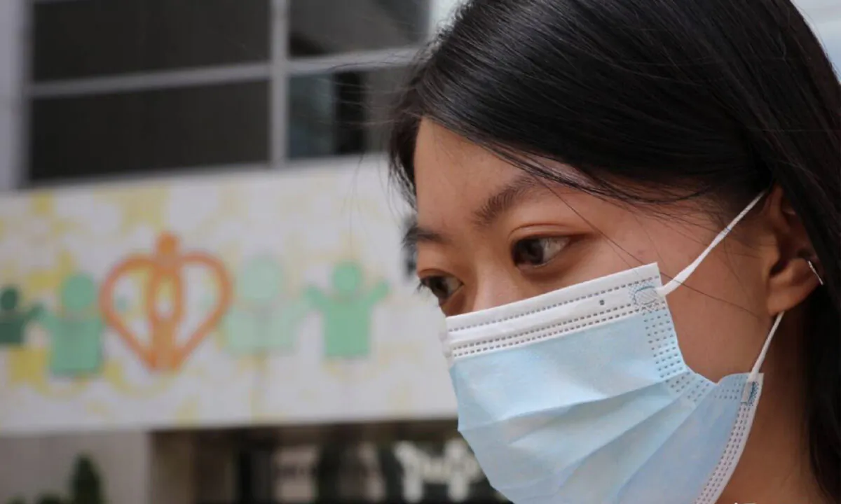 Back to the scene of the strike, Anne recalled that the united medical workers demanded a border shutdown to fight the epidemic. (Terence Tang/The Epoch Times)