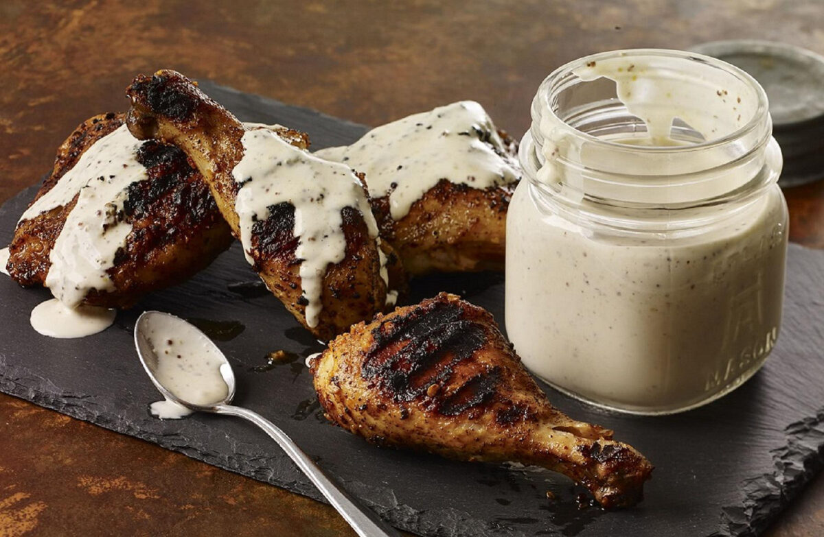 White BBQ Sauce With Smoky Chicken. (Courtesy of McCormick)