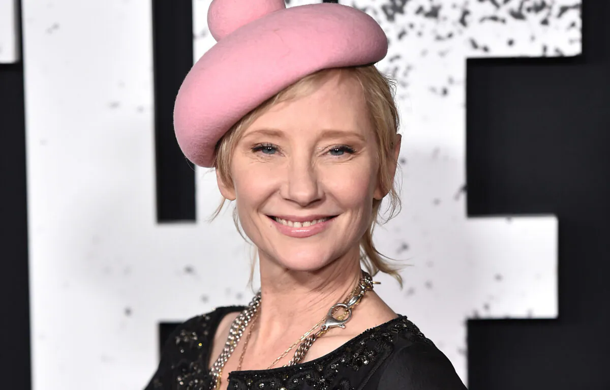 Anne Heche attends the Los Angeles premiere of Netflix's "The Unforgivable" at DGA Theater Complex in Los Angeles on Nov. 30, 2021. (Alberto E. Rodriguez/Getty Images)