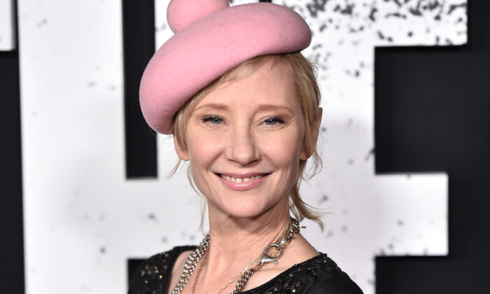 Anne Heche attends the Los Angeles premiere of Netflix's "The Unforgivable" at DGA Theater Complex in Los Angeles on Nov. 30, 2021. (Alberto E. Rodriguez/Getty Images)