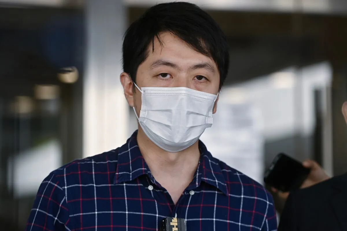 Former Hong Kong Legislative Councillor Ted Hui Chi-fung on Nov. 17, 2020. (Sung Pi-lung/The Epoch Times)