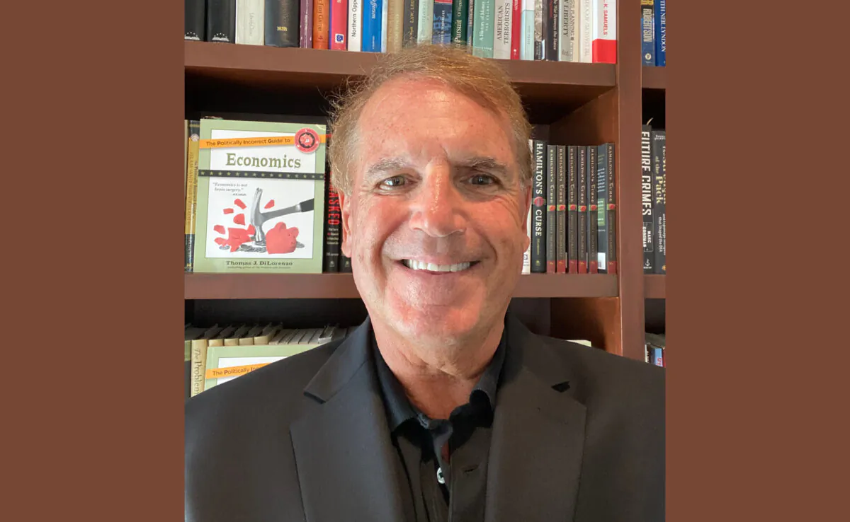 Free-market economist Thomas  DiLorenzo and author of the upcoming book, “The Politically Incorrect Guide to Economics.” (Courtesy of Thomas  DiLorenzo)