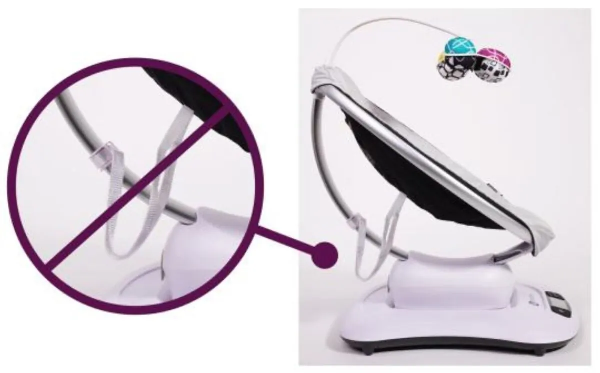 Thorley Industries is recalling more than 2 million infant rockers and 200,000 swings over the risk of strangulation, on Aug. 15, 2022.
(Thorley Industries, LLC, d.b.a. 4moms)