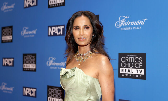 Padma Lakshmi attends the Fourth Annual Critics Choice Real TV Awards at Fairmont Century Plaza in Los Angeles on June 12, 2022. (Rich Polk/Getty Images for the Critics Choice Real TV Awards/TNS)
