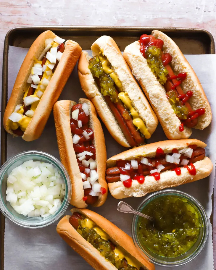 Make hot dogs for one or for a crowd with this easy oven-roasted method. (Maria Do/TNS)