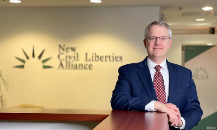 Mark Chenoweth, president and general counsel at the New Civil Liberties Alliance. (Courtesy of the New Civil Liberties Alliance)