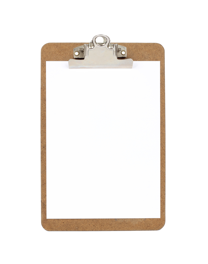 Blank,Wooden,Clipboard,With,Paper