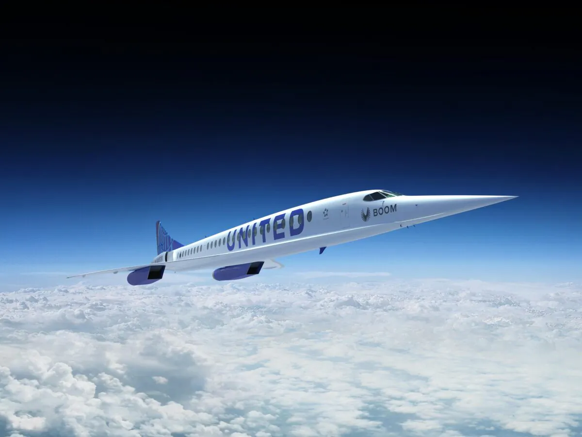 United Airlines Boom Overture rendering.
(Credit: Boom Supersonic)