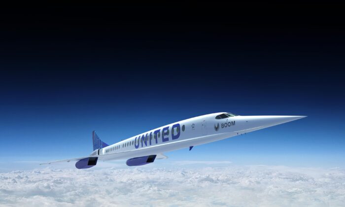 United Airlines Boom Overture rendering.
(Credit: Boom Supersonic)