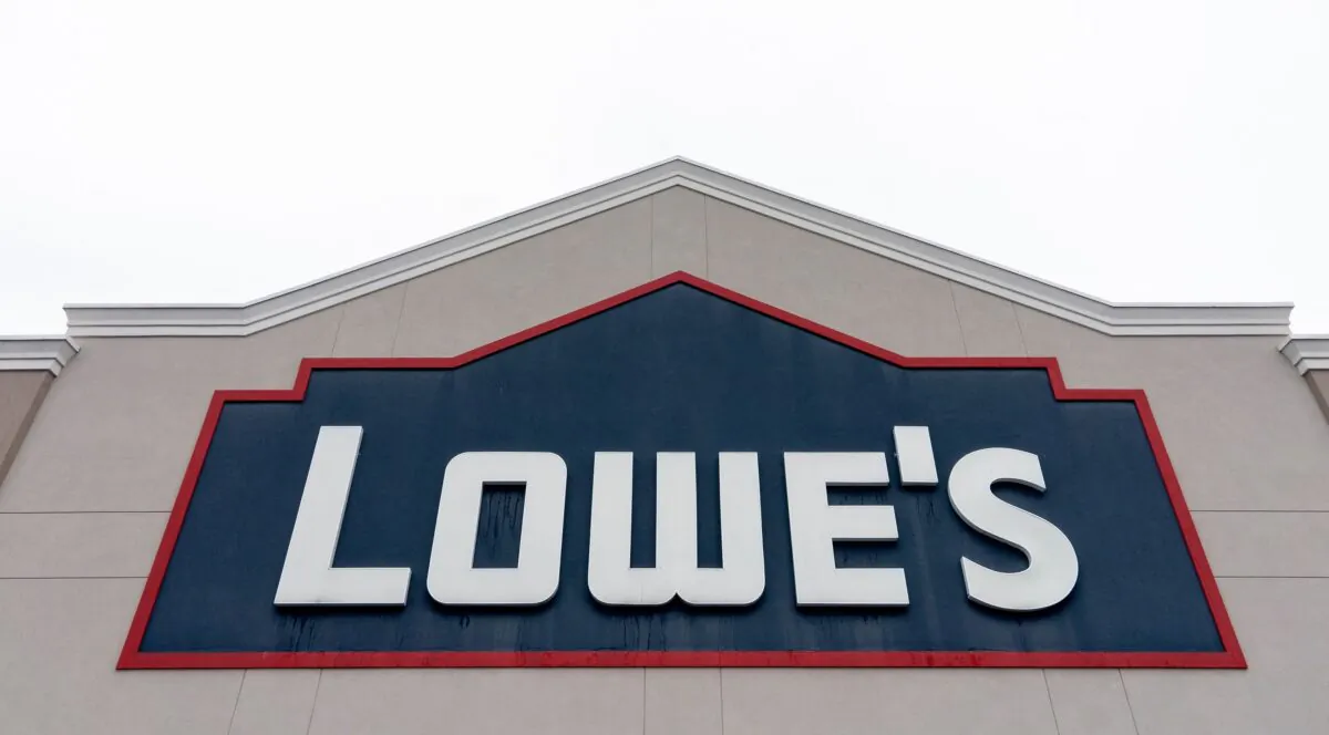 A Lowes hardware store in Washington on Feb. 23, 2022. (Stefani Reynolds/AFP via Getty Images)