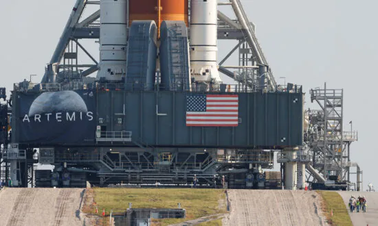 NASA’s Giant Moon Rocket Emerges for Debut Launch