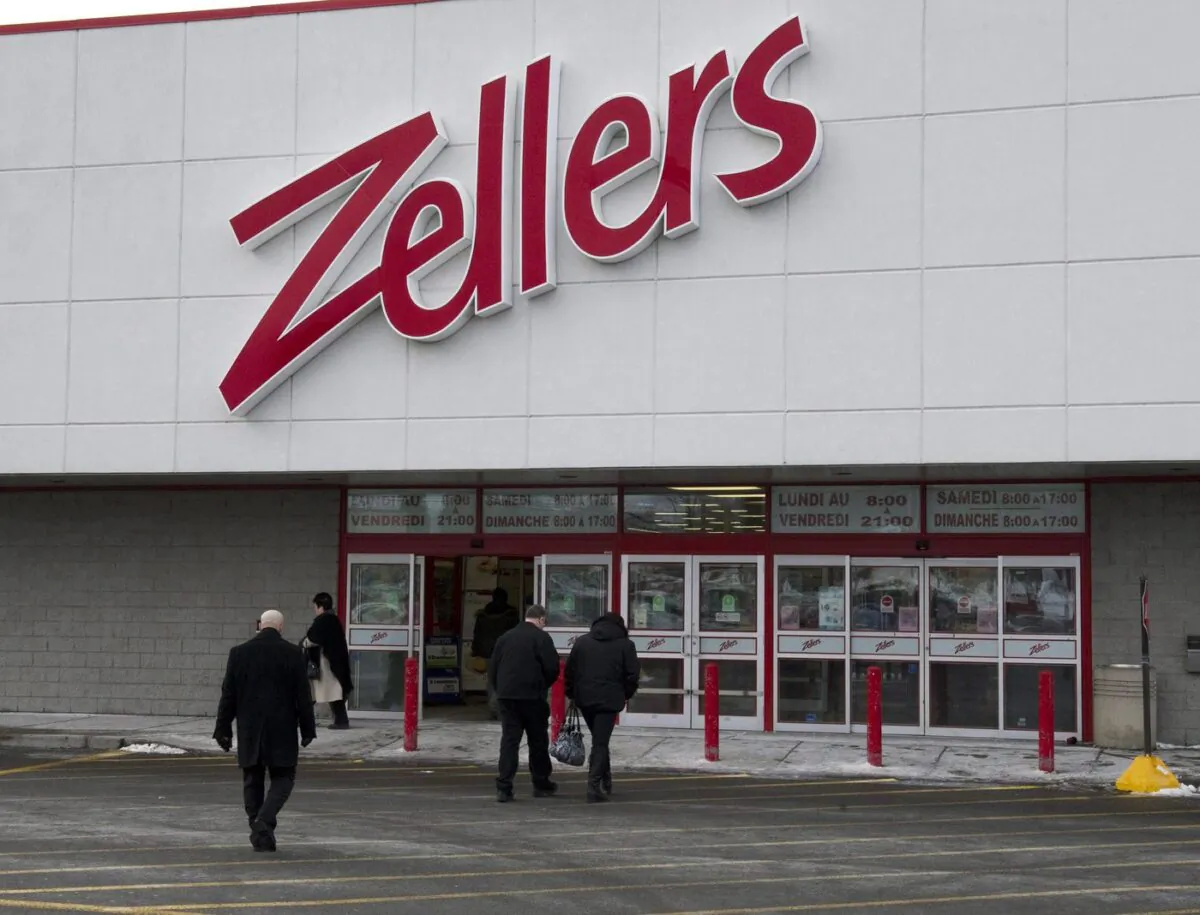 A Zeller's store is shown Jan. 13, 2011 in St.Eustache, Que. (The Canadian Press/Ryan Remiorz)