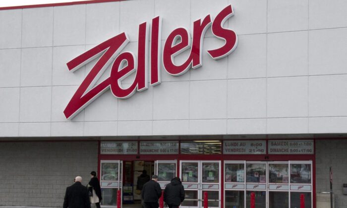 A Zeller's store is shown Jan. 13, 2011 in St.Eustache, Que. (The Canadian Press/Ryan Remiorz)