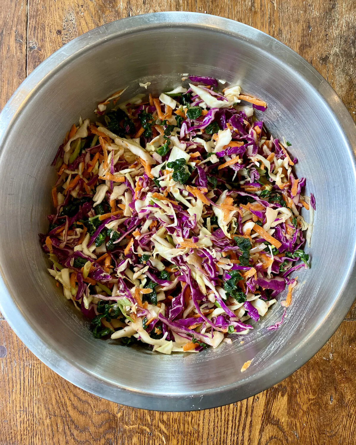 A colorful cast of crucifers and roots add visual appeal, varied textures, earthy, sweet, and peppery notes—not to mention a whole lot of nutrients. (Lynda Balslev for Tastefood)