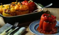 Quinoa and Lentil Stuffed Pepper