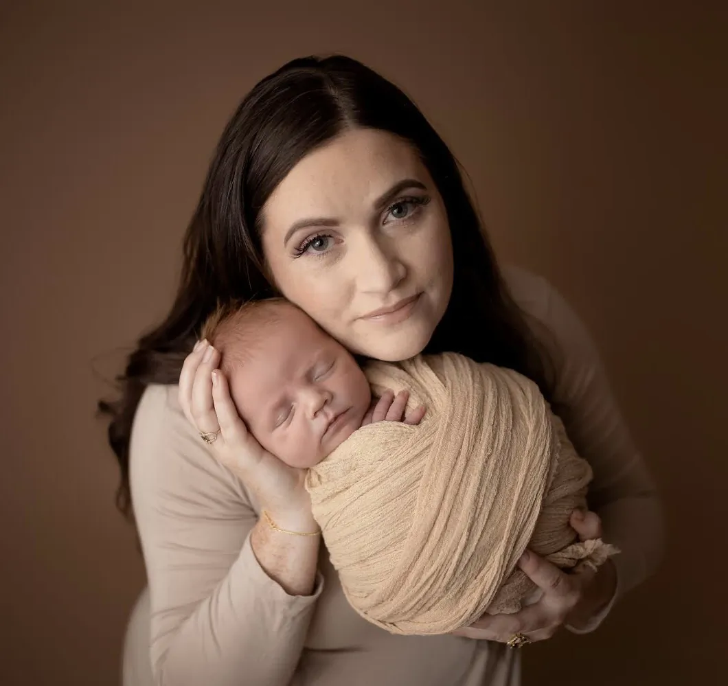 Katie Chubb, executive director of Augusta Birth Center in Georgia in an undated photo with her child, Belamy-John. (Courtesy Katie Chubb)
