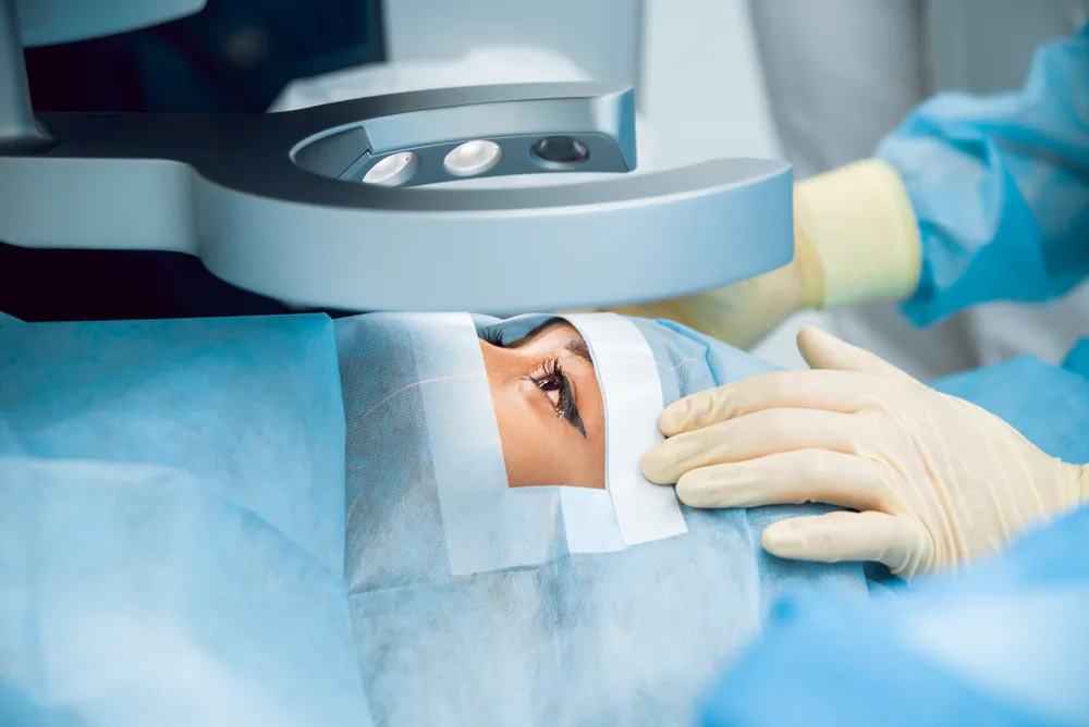 A revolutionary biosynthetic cornea derived from pork skin can be implanted with a simple laser surgery. (Roman Zaiets/Shutterstock)