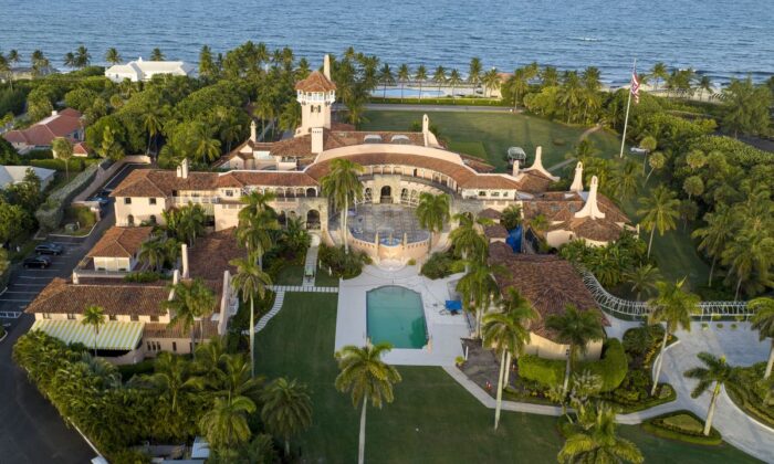 An aerial view of Donald Trump’s Mar-a-Lago resort in Florida. (Steve Helber/AP Photo)