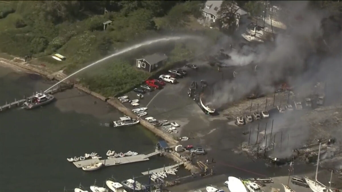 Boatyard Fire