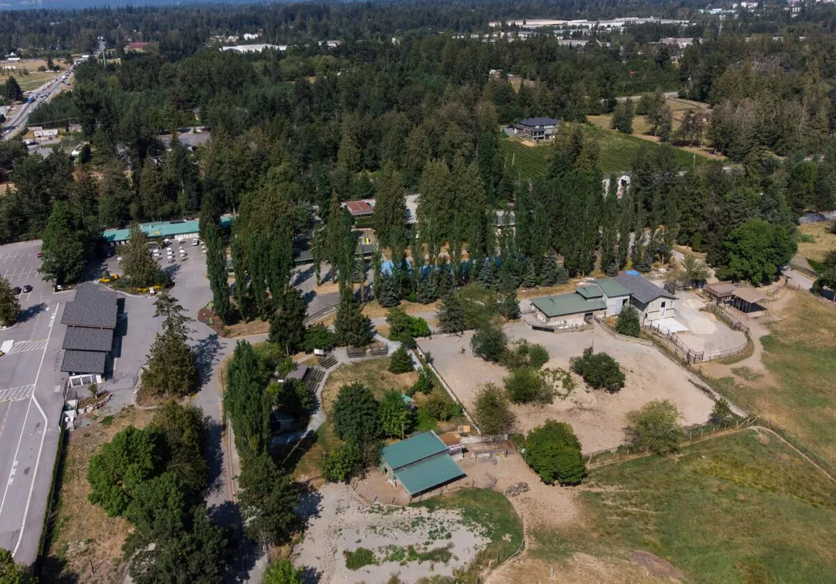 The Greater Vancouver Zoo is seen in Langley, B.C., on Aug. 18, 2022. (The Canadian Press/Darryl Dyck)