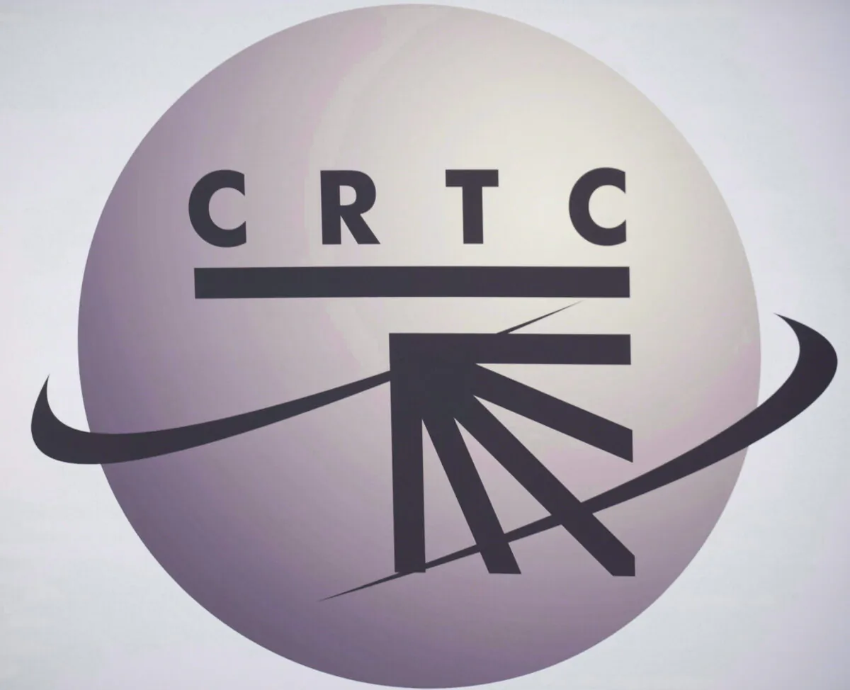 A CRTC logo is shown in Montreal on Sept. 10, 2012. (Graham Hughes/The Canadian Press)