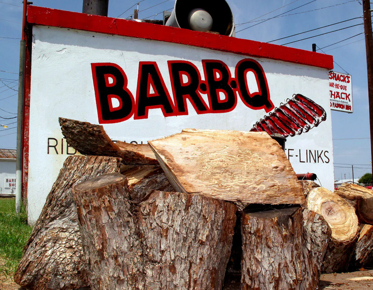 Pecan wood, the fuel to their success, sits outside Meshack's Bar-B-Que Shack in Garland. Meshack's is noted in many barbecue circles as one of the top spots in Dallas County. (Irwin Thompson/Dallas Morning News/TNS)