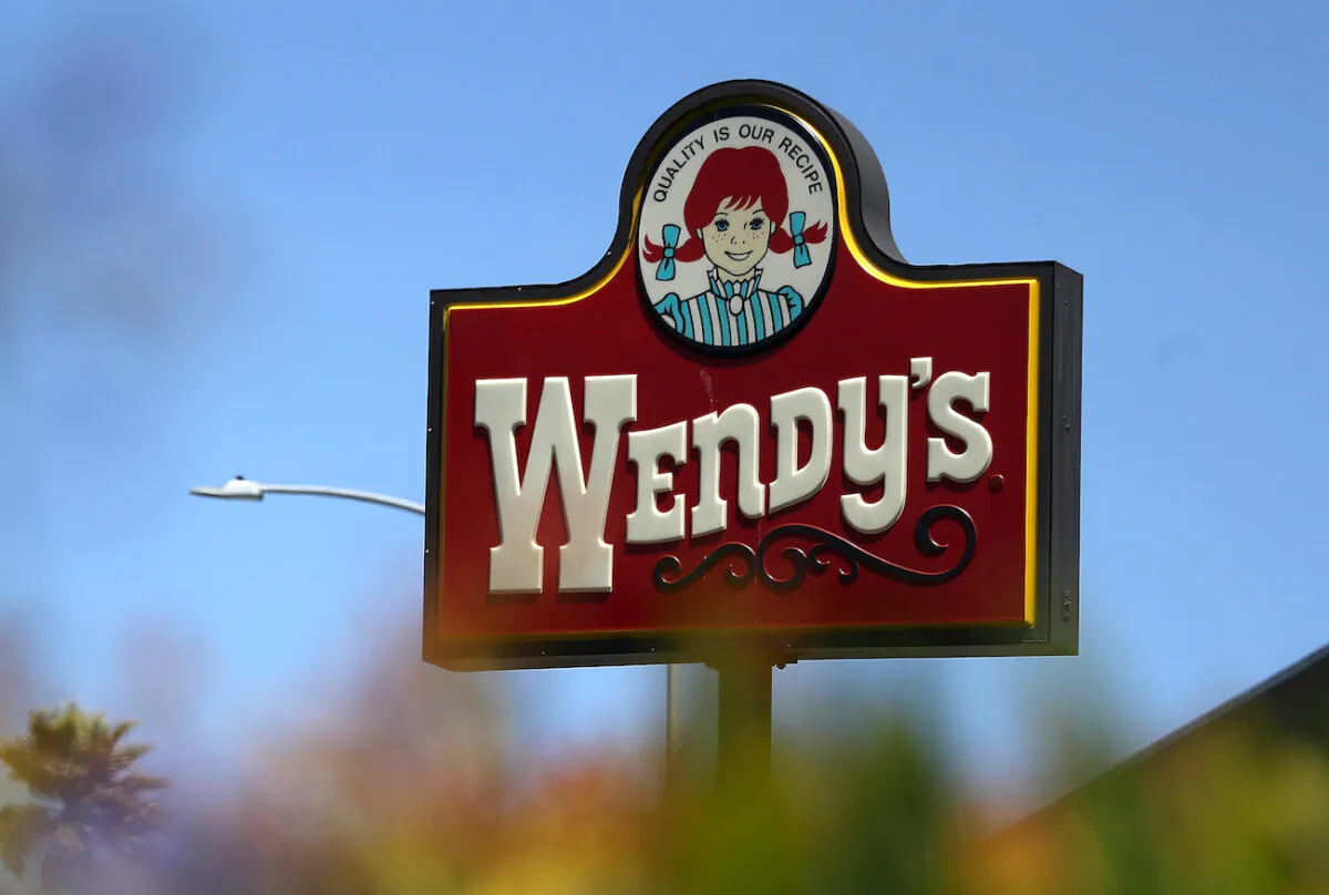A sign in front of a Wendy's restaurant. (Justin Sullivan/file/Getty Images)