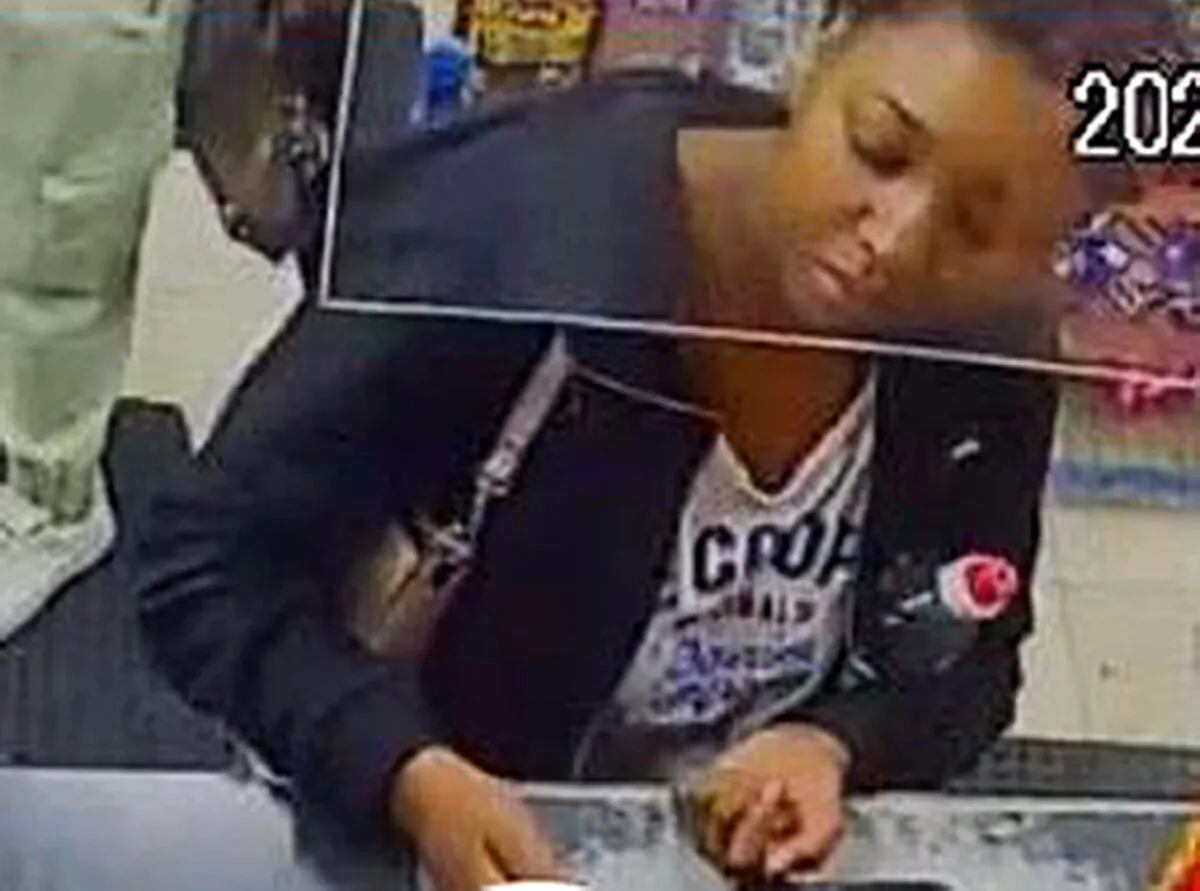 Missing nurse Owami Davies, captured on a CCTV camera in a shop in Derby Road, West Croydon, south London, on July 7, 2022. (Metropolitan Police)