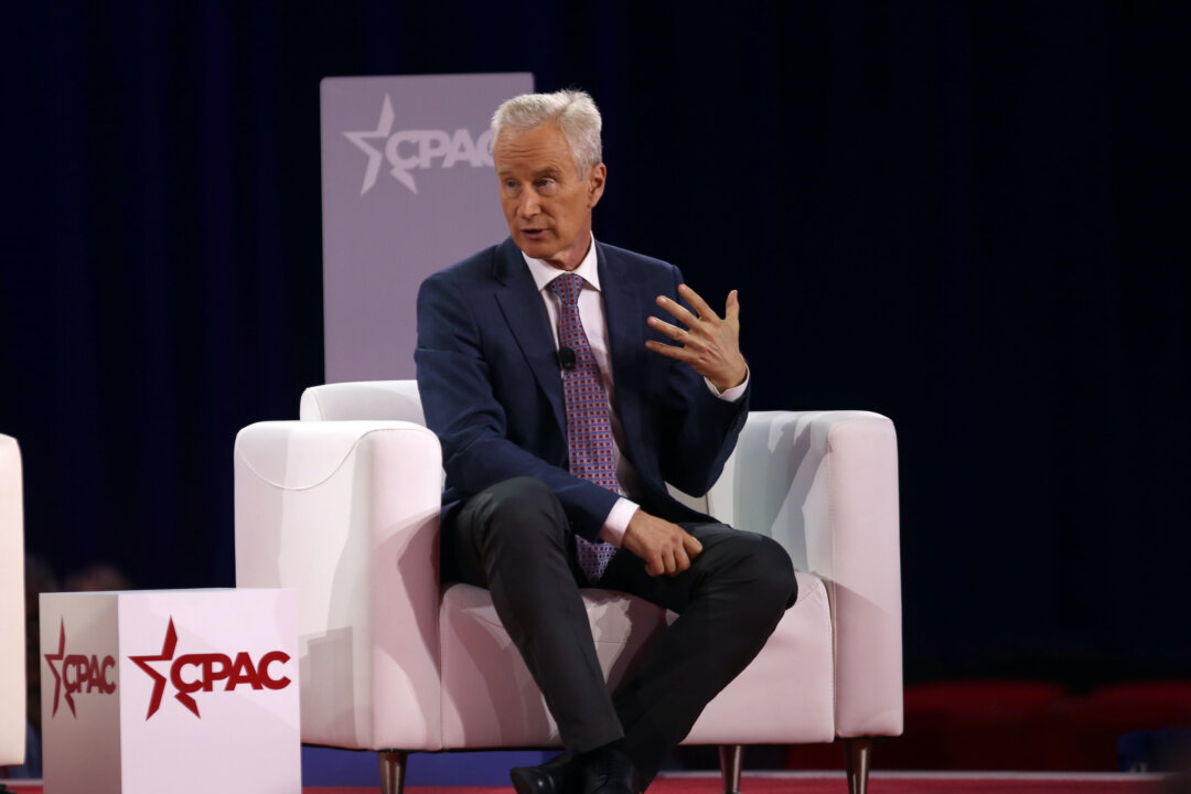 DALLAS, TX—Peter McCullough, cardiologist, speaks at the Conservative Political Action Conference in Dallas at the Hilton Anatole August 5, 2022. (Bobby Sanchez for The Epoch Times)