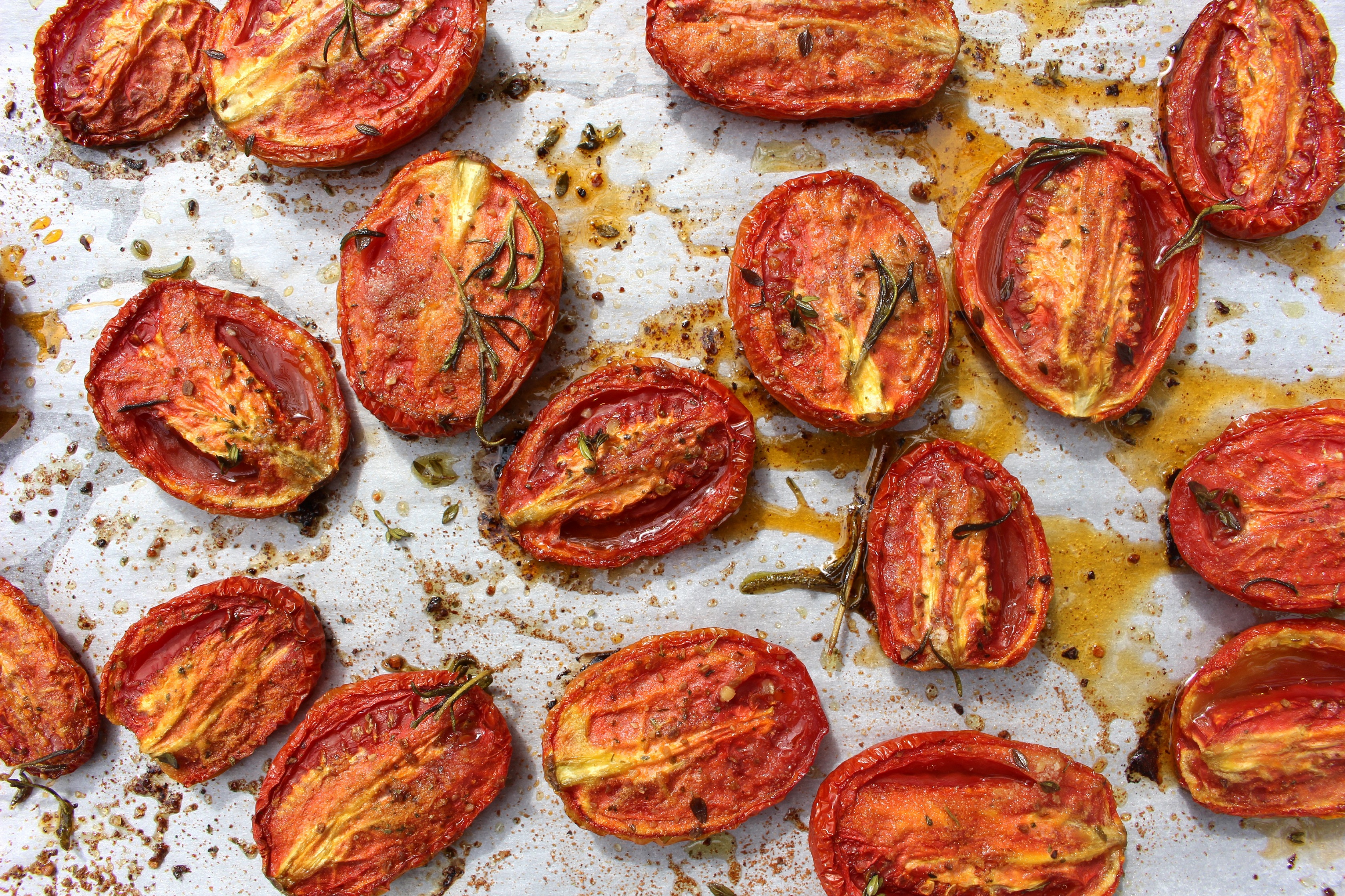 Slow Roasted Tomatoes with Herbs (3)- Stephanie Thurow