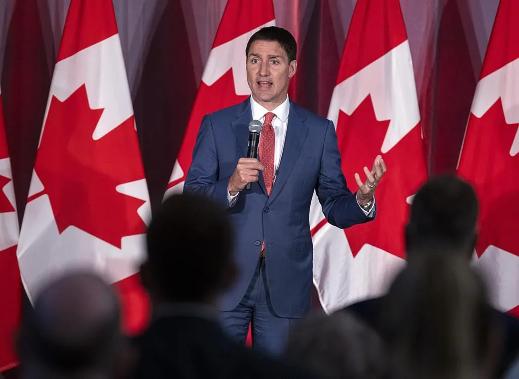 Prime Minister Justin Trudeau says Ottawa will create a special team dedicated to countering Russian disinformation and propaganda. Prime Minister Justin Trudeau addresses supporters as he attends a Laurier Club event in Halifax on July 20, 2022. (The Canadian Press/Andrew Vaughan)