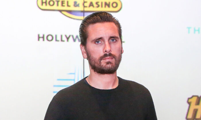 US media personality Scott Disick attends the Grand Opening of the Guitar Hotel expansion at Seminole Hard Rock Hotel & Casino Hollywood, in Hollywood, Florida on Oct. 24, 2019. (Zak Bennett/AFP via Getty Images/TNS)
